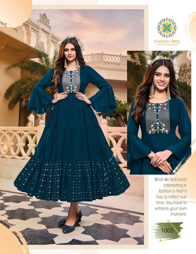 Flair Glory Vol 1 By Passion Tree Designer Kurti Catalog